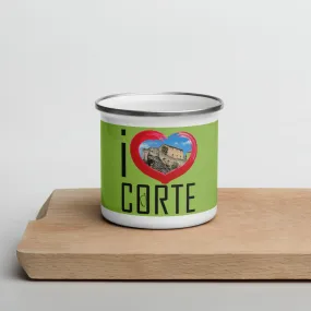 Mug émaillé I Love Corte