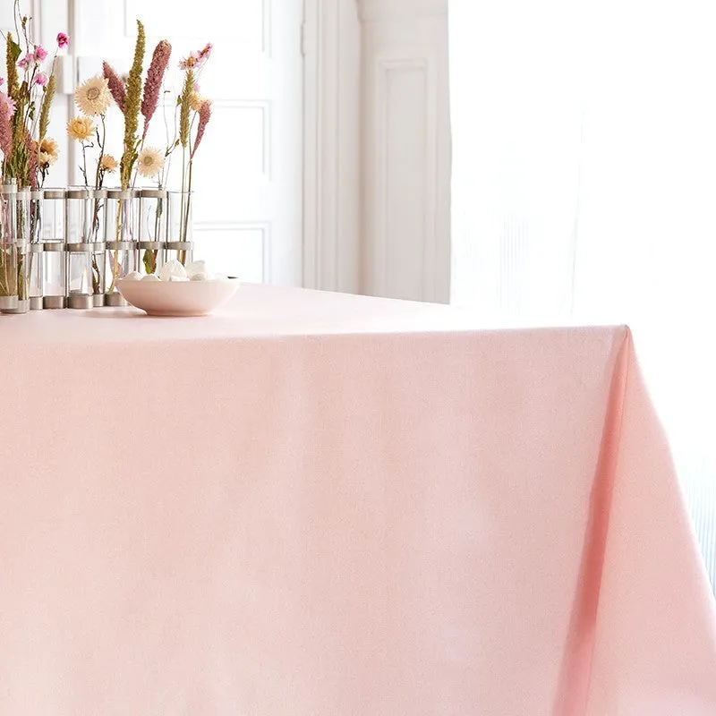 Nappe enduite Pailletée rose poudré - Carrée 160x160cm Fleur de Soleil 