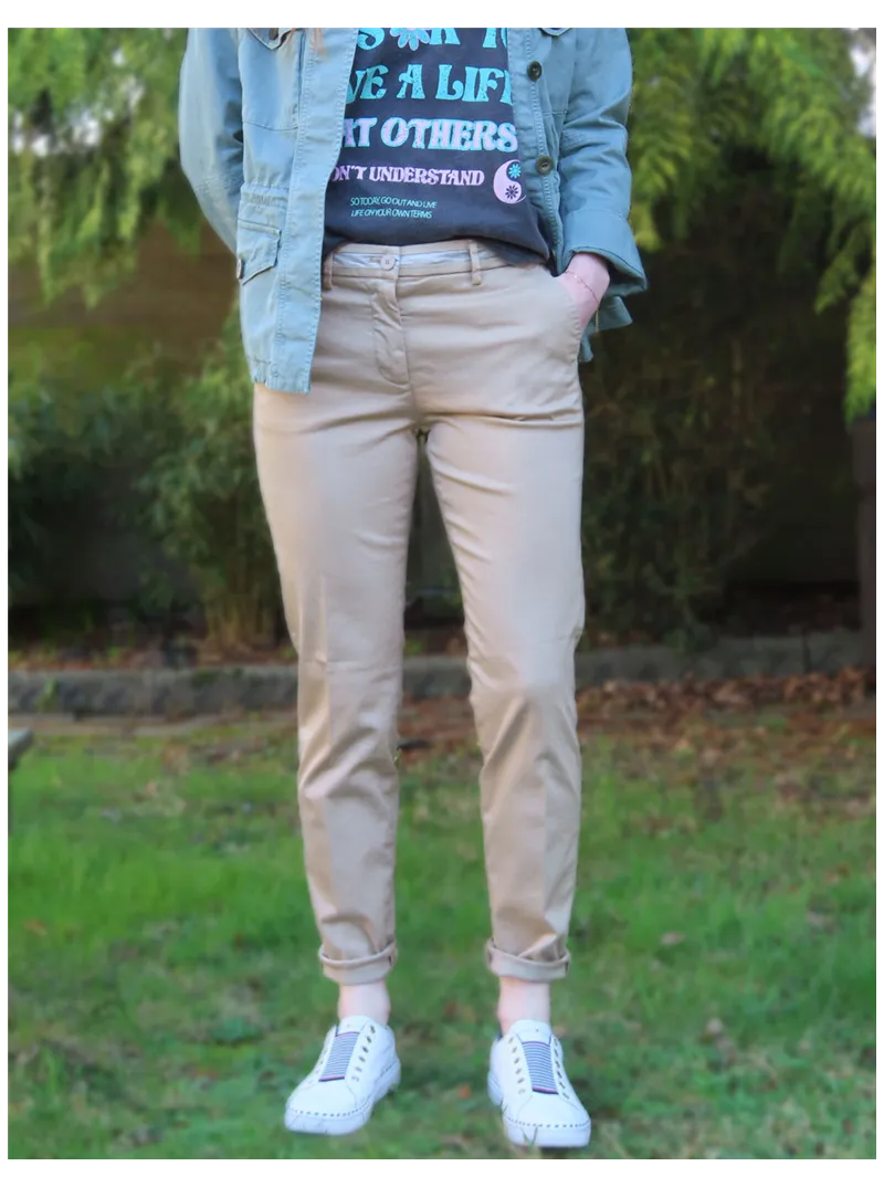 Pantalon New York bande argentée Mason's