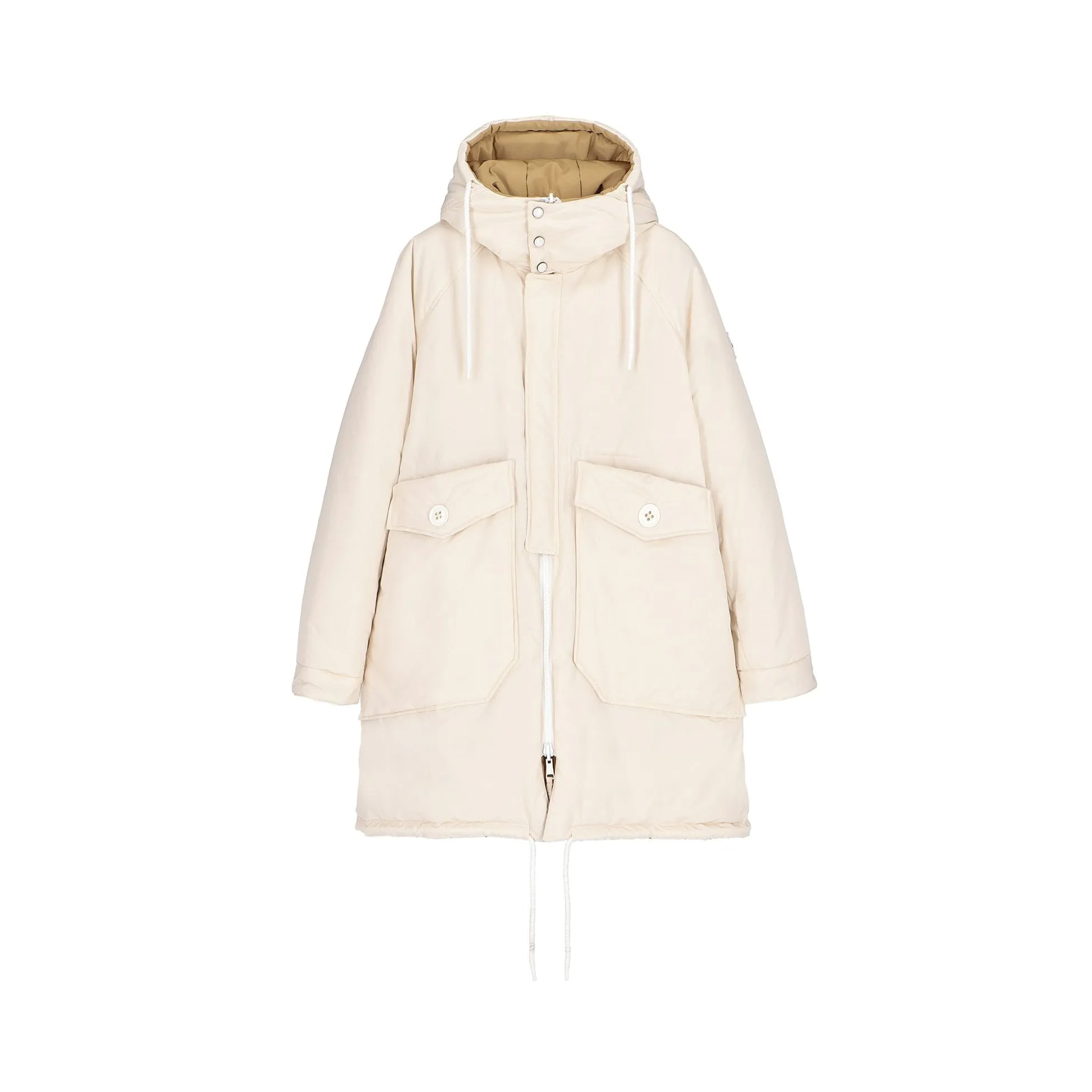 Parka Oversize reversible Ecru