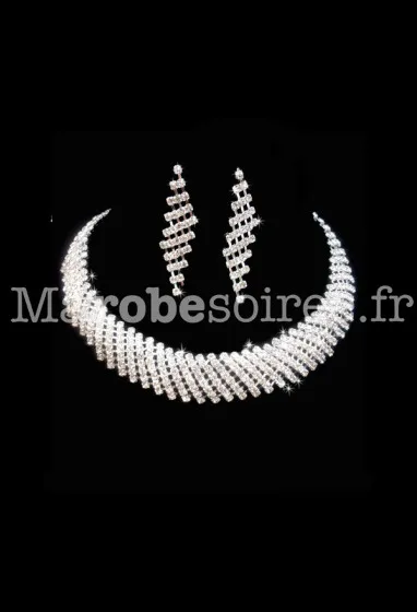Parure + boucles d’oreilles assorties réf PA0022