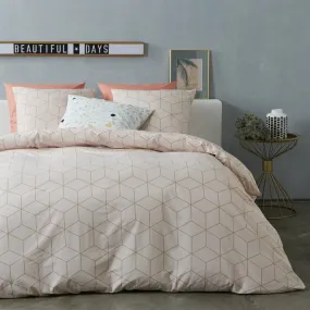 Parure de lit coton JEHAUT - rose | Parure de lit 3 SUISSES