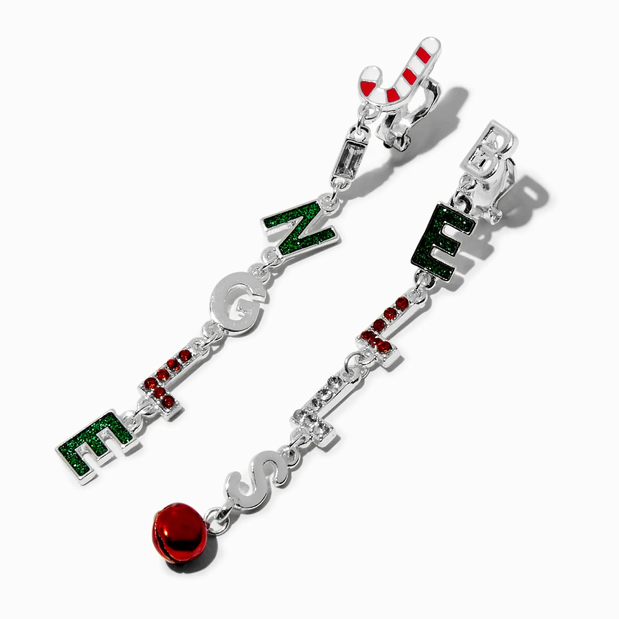 Pendantes à clip 8 cm grelots de Noël