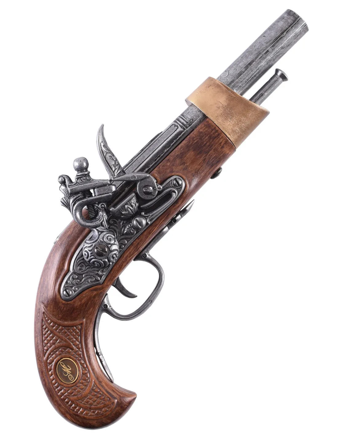 Pistolet décoratif à silex de cavalerie française (XIXe siècle) ⚔️ Boutique