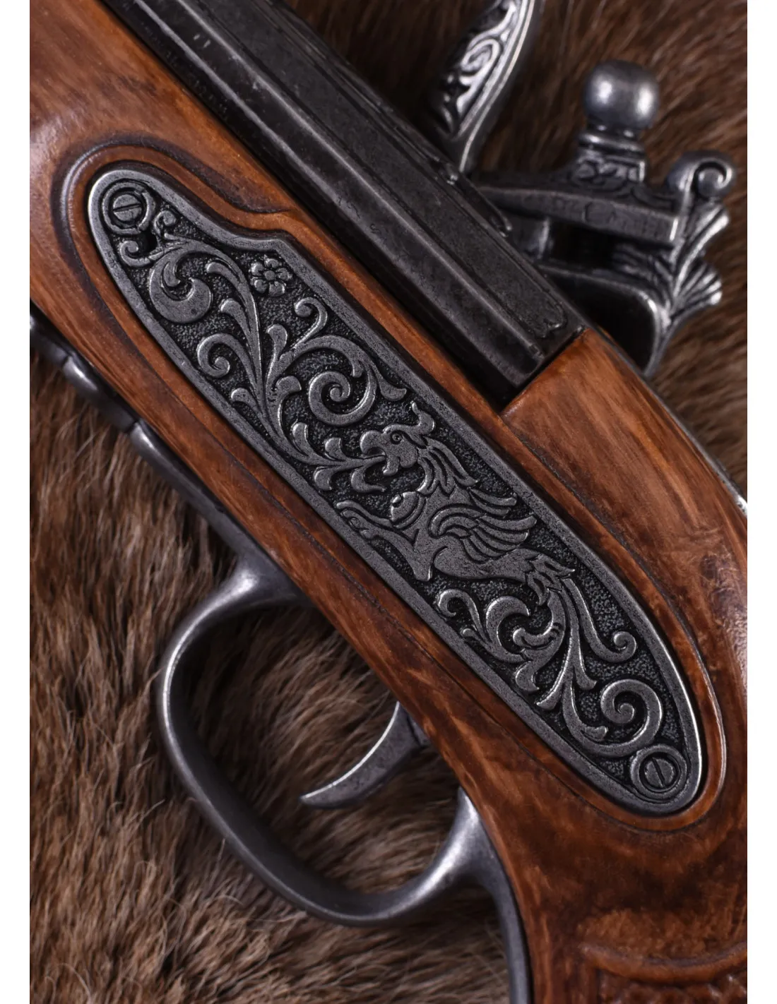 Pistolet décoratif à silex de cavalerie française (XIXe siècle) ⚔️ Boutique