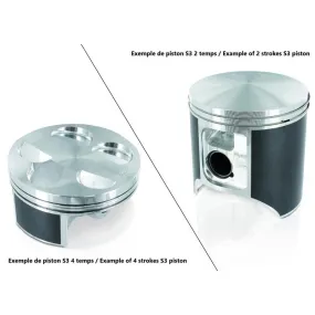 Piston S3 coulé Ø72,46mm compression standard Vertigo Combat - piecemotoquad