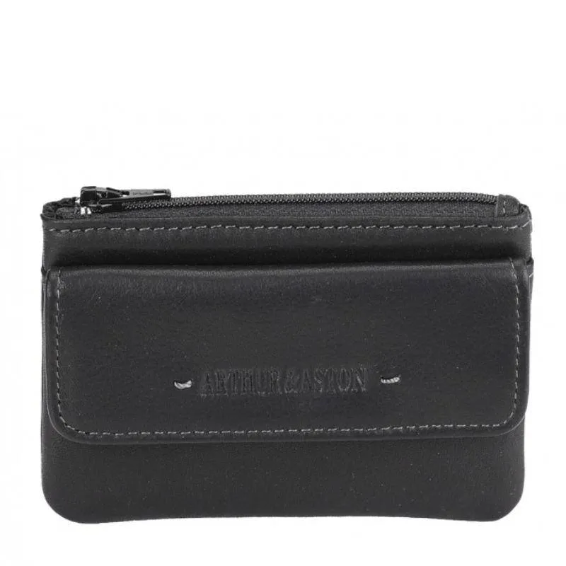 Porte-monnaie zippé Arthur & Aston Johany cuir 2028-990