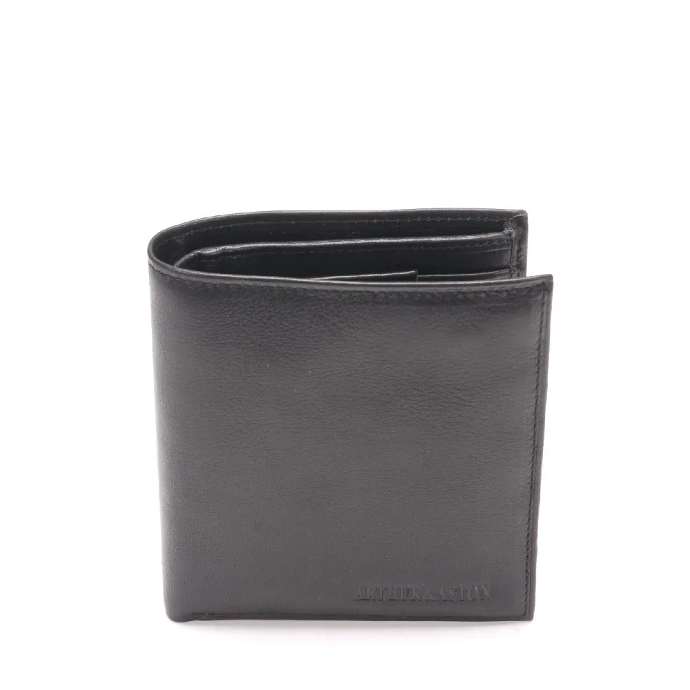 Portefeuille et porte-cartes Pablo cuir plongé