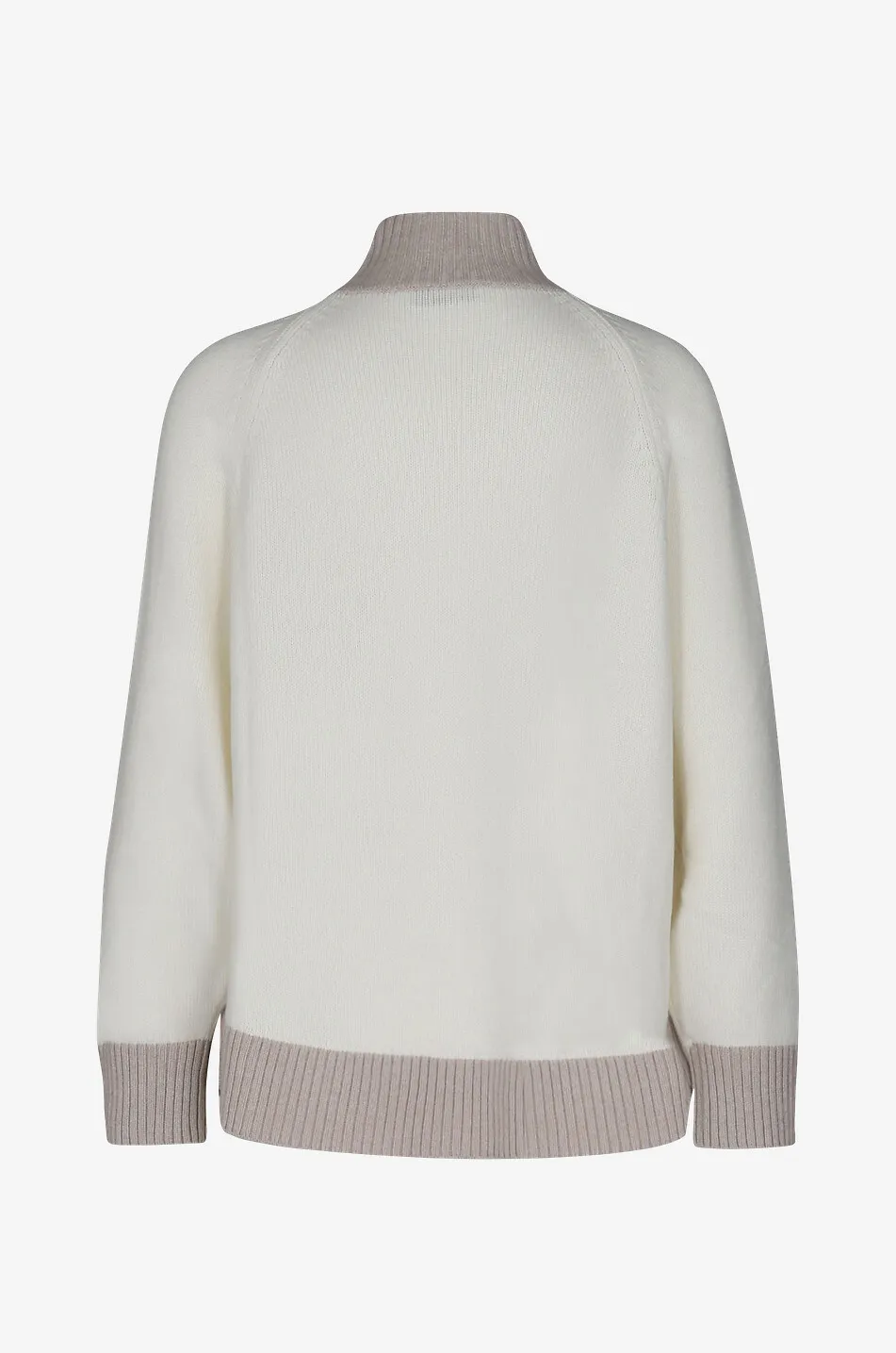 Pull en laine bicolore
