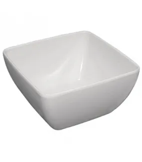 Ravier incurvé en mélamine blanc 190mm - Kristallon