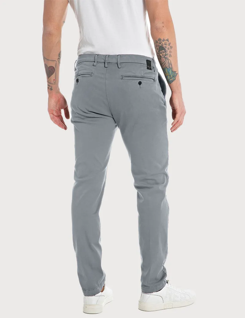 Replay - Chino Homme Slim Zeumar Argile