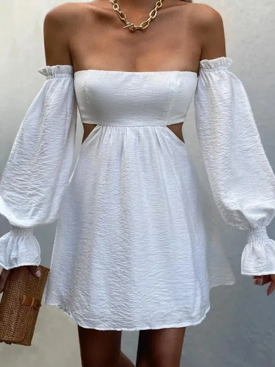 Robe col bateau jaune