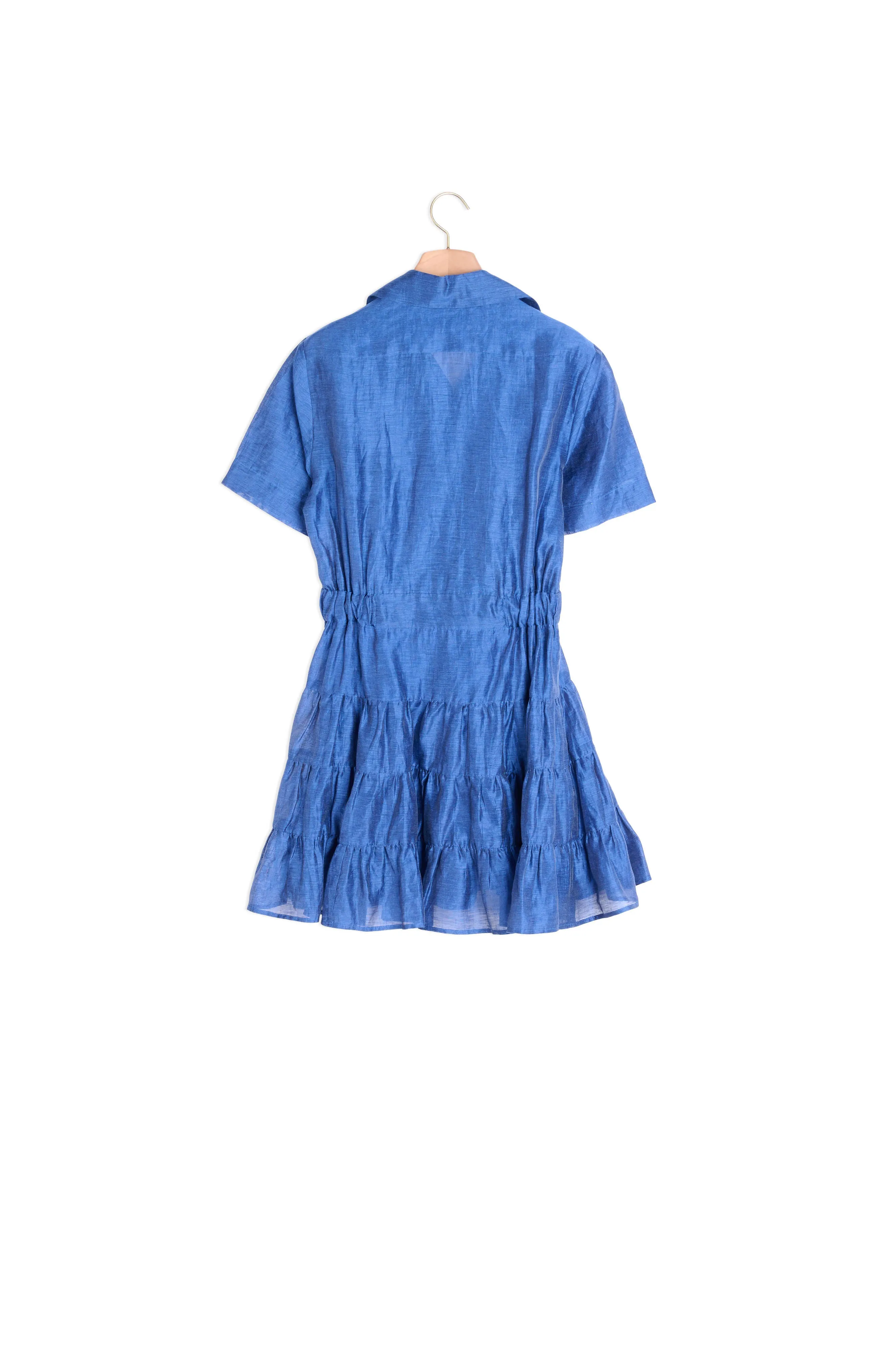 Robe courte volantée