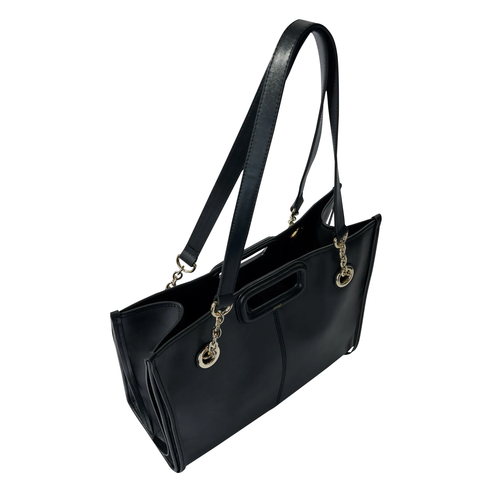 SAC CABAS EN CUIR LISSE M CABAS - MAJE pour FEMME | Printemps