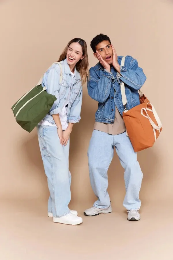 Sac cabas Olive en coton bio - Jean