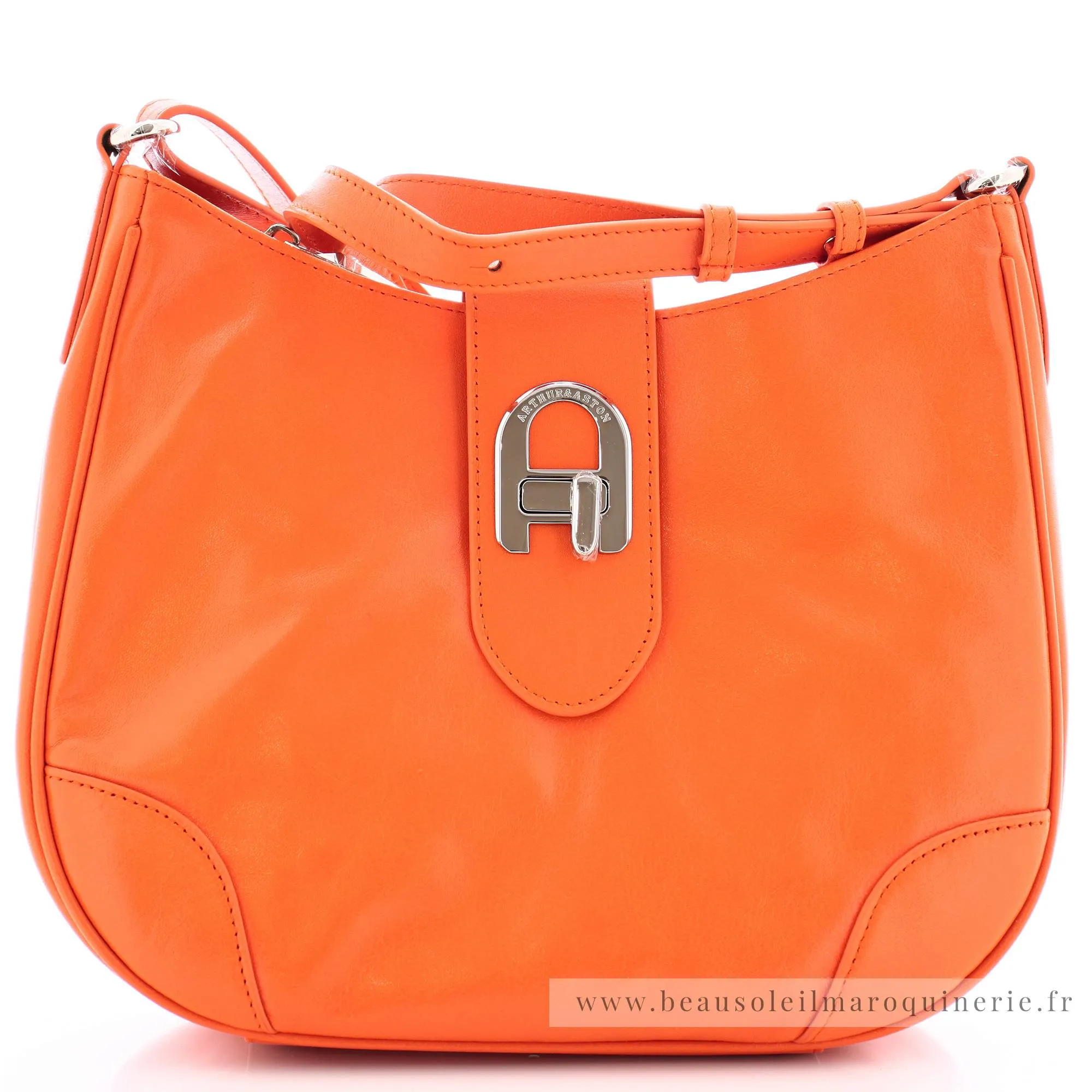 Sac Épaule Hobo Arthur Aston Kessy Cuir Femme A90-04