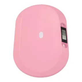 SALALIS Balances numériques pour bébés avec ruban à mesurer et plateforme robuste - 20 kg de capacité - rose