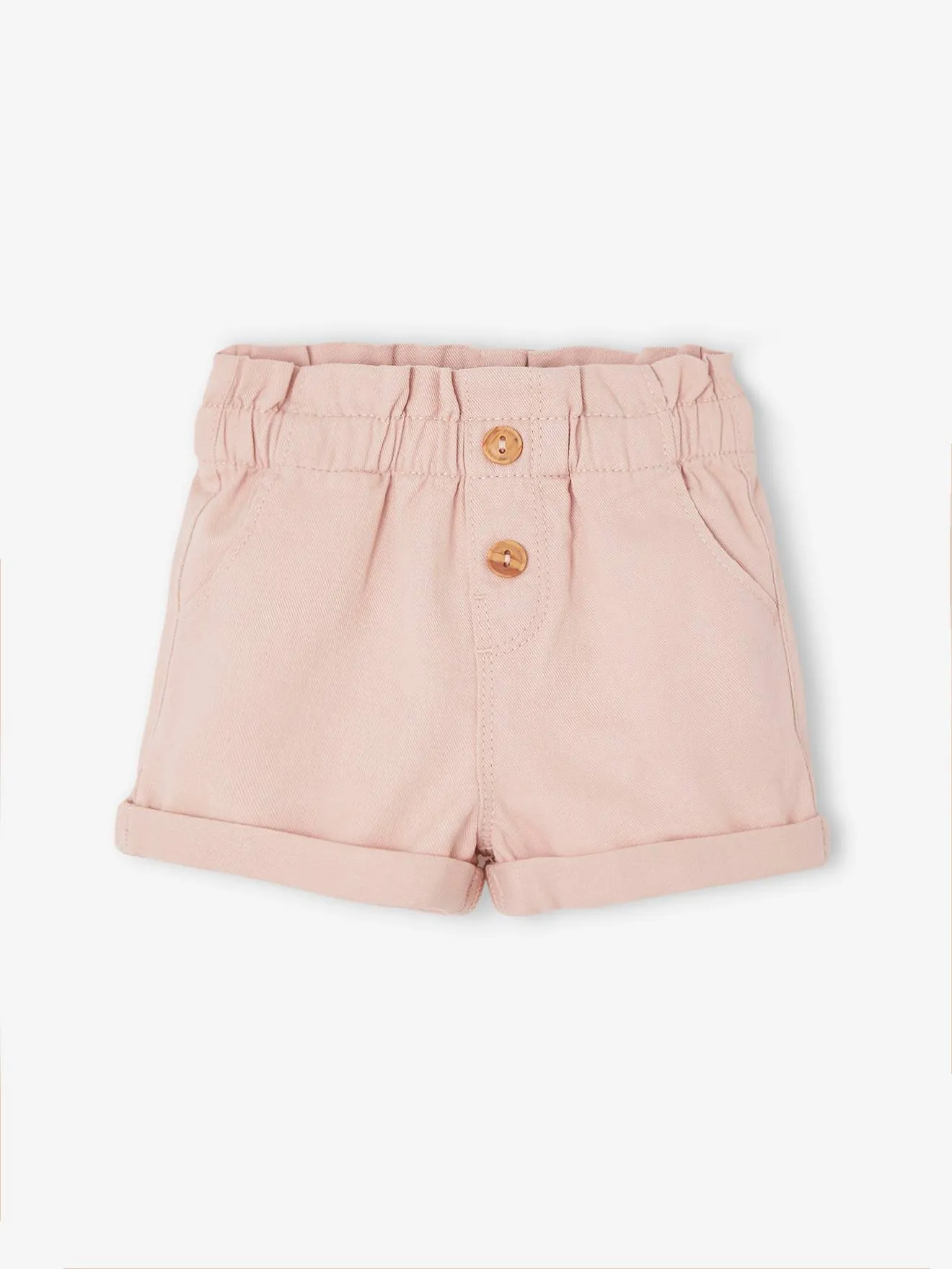 Short taille élastiquée bébé argile - Vertbaudet