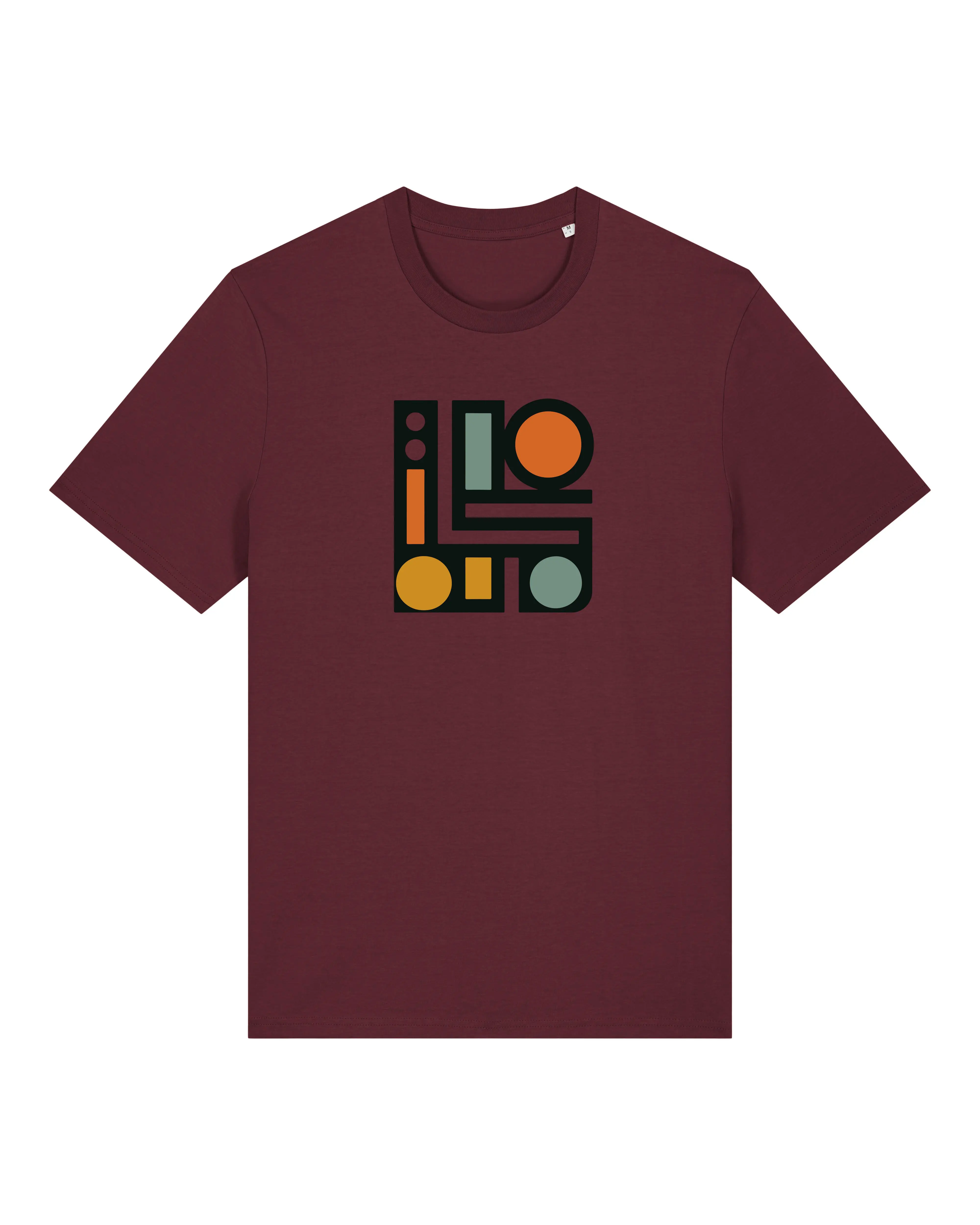 T-shirt Bio LH Denmark Bordeaux
