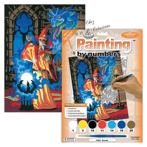 Tableau peinture par numéros "le sorcier"