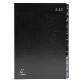 Trieur rigide Economique Ordonator 12 compartiments numériques 24x34cm