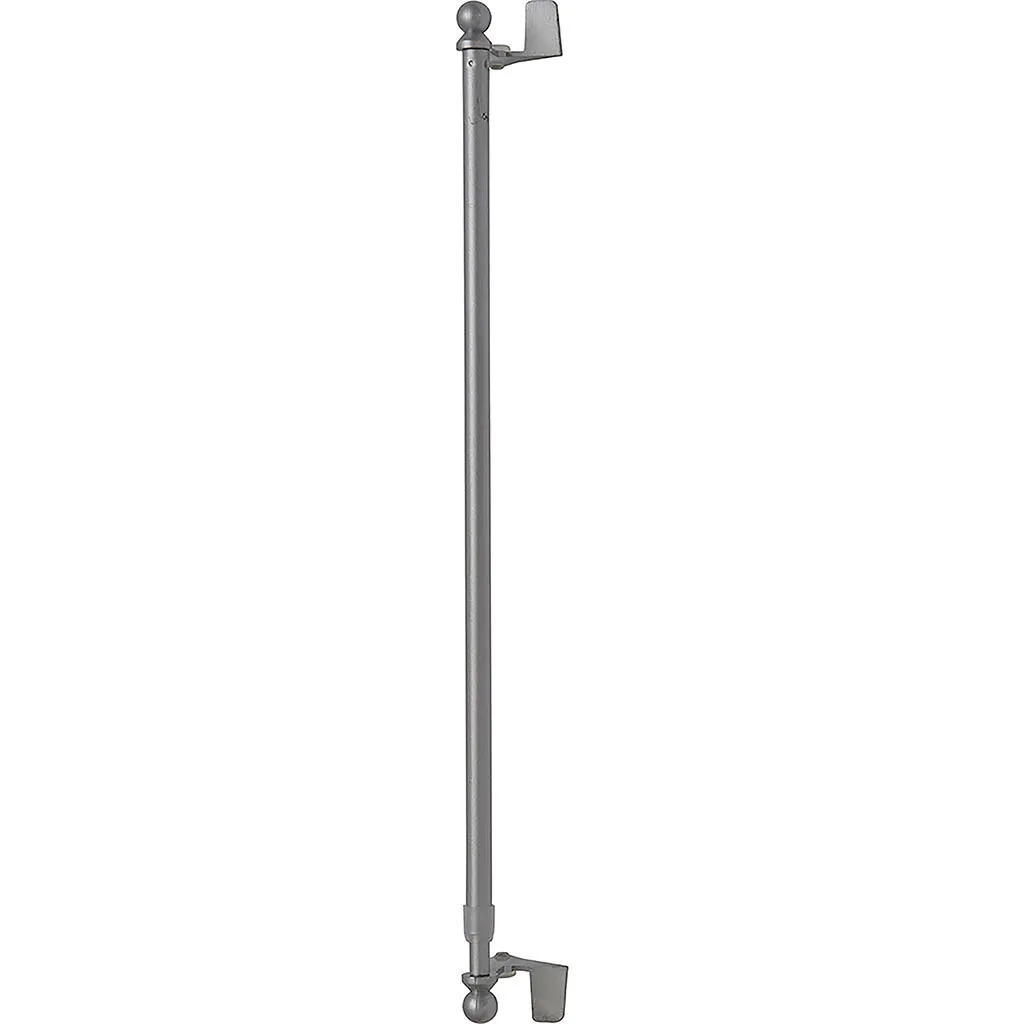Tringle extensible autobloquante 30-50cm argentée D 9mm 