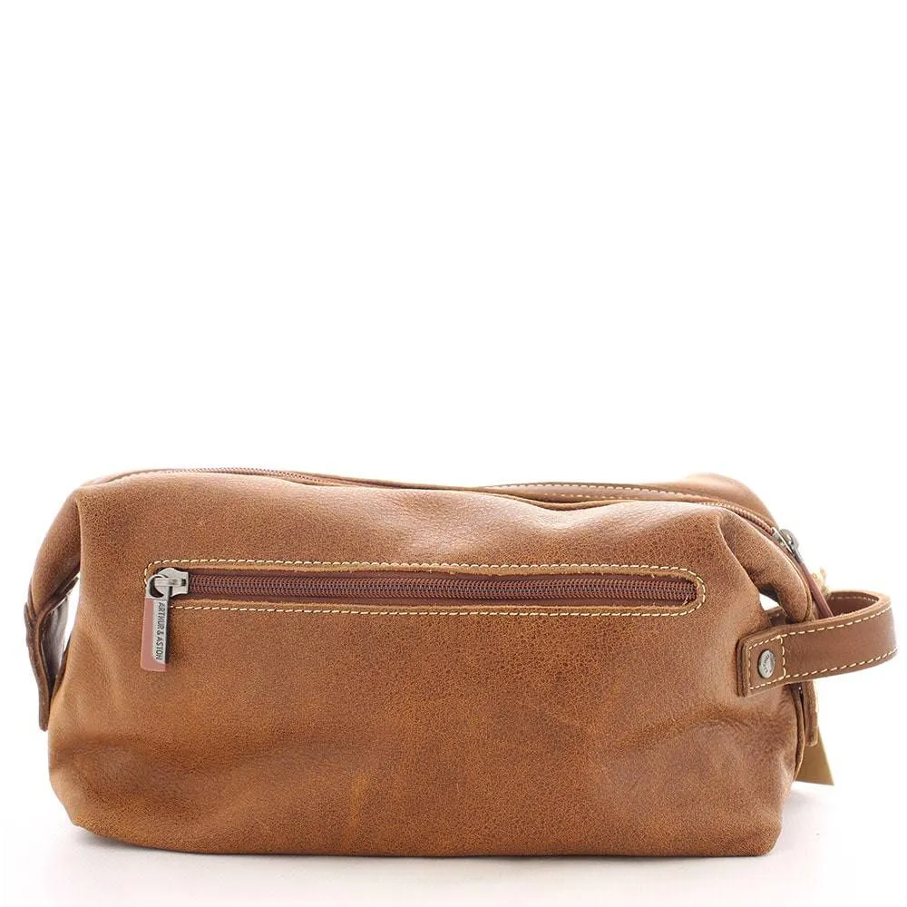 Trousse de Toilette en Cuir de Vachette Arthur Aston 2158-17