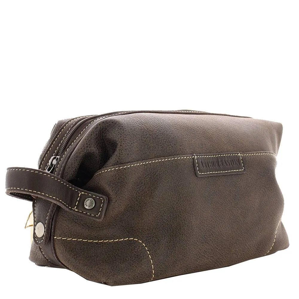 Trousse de Toilette en Cuir de Vachette Arthur Aston 2158-17