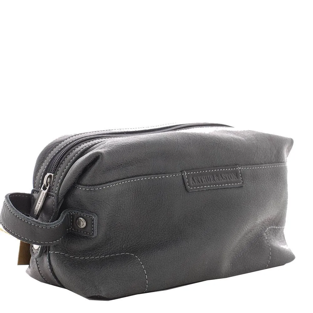 Trousse de Toilette en Cuir de Vachette Arthur Aston 2158-17