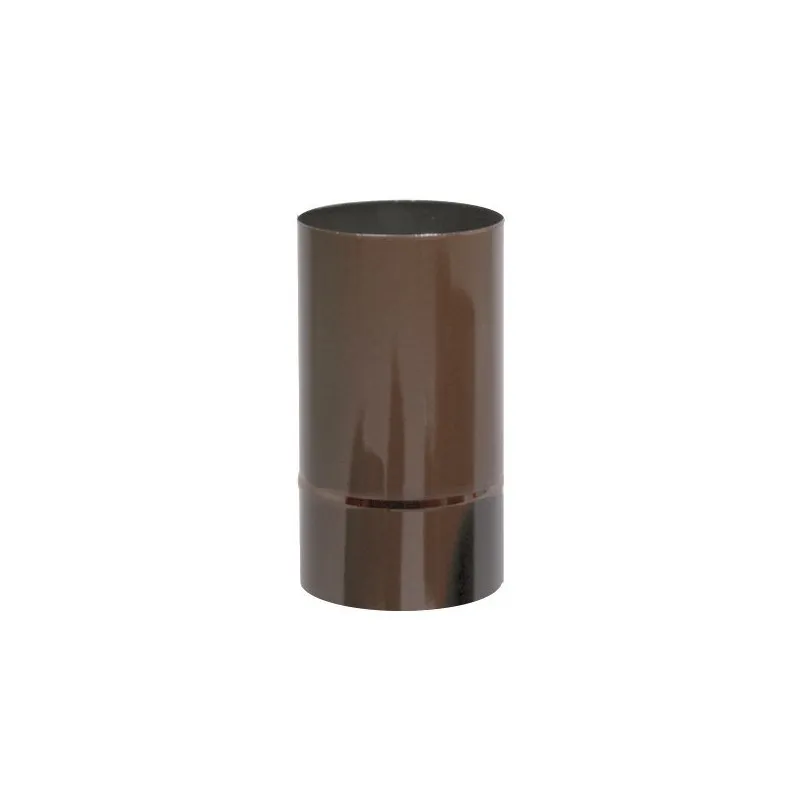 Tuyau en acier émaillé marron 153x500mm