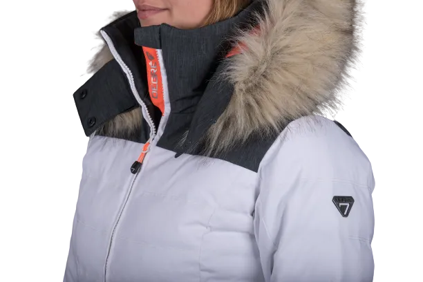 Veste de Ski femme Traqui - Blanc