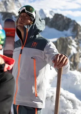 Veste de ski Snow - Gris Clair Carbone