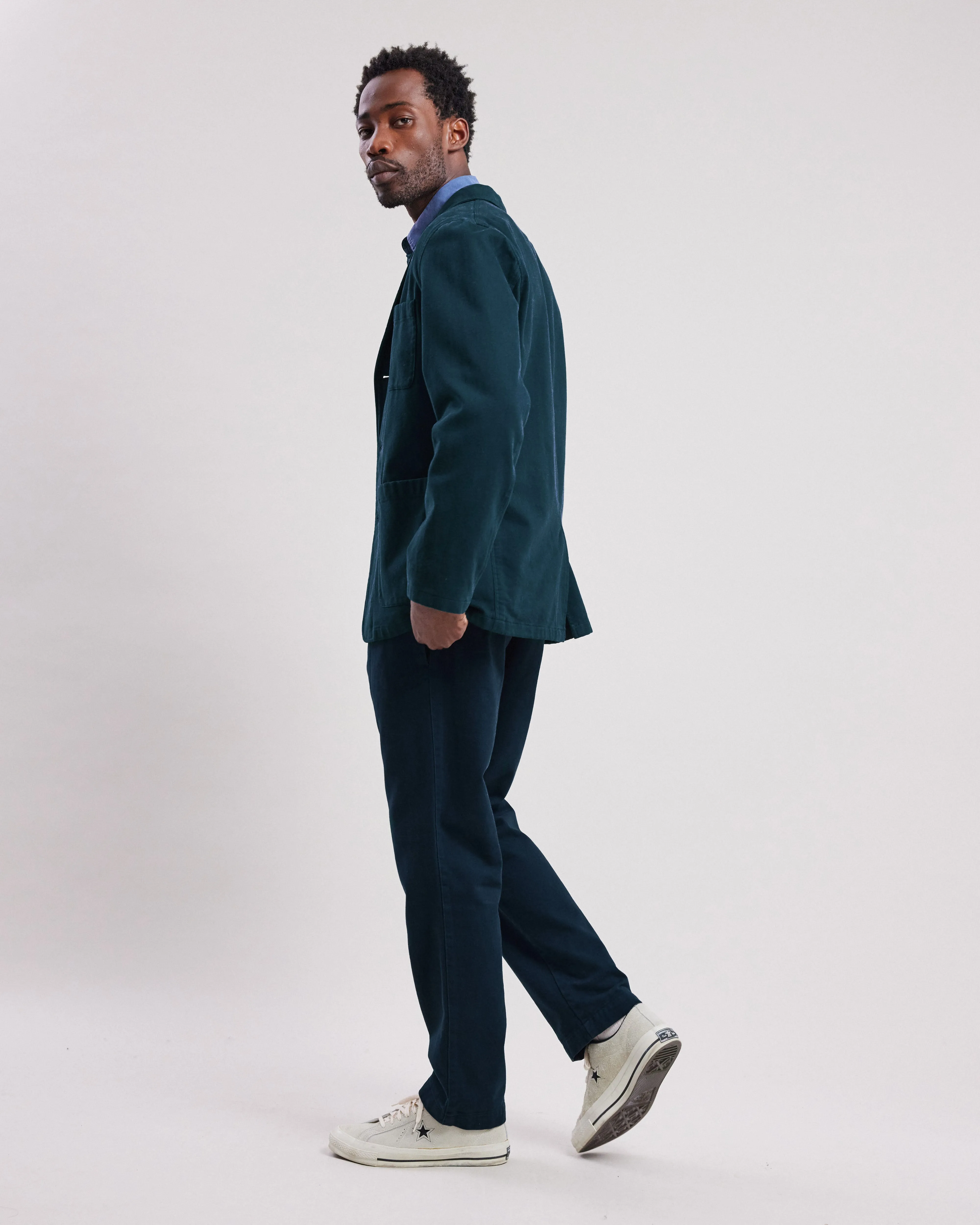 Veste Homme en coton Bleu Marine Jonny