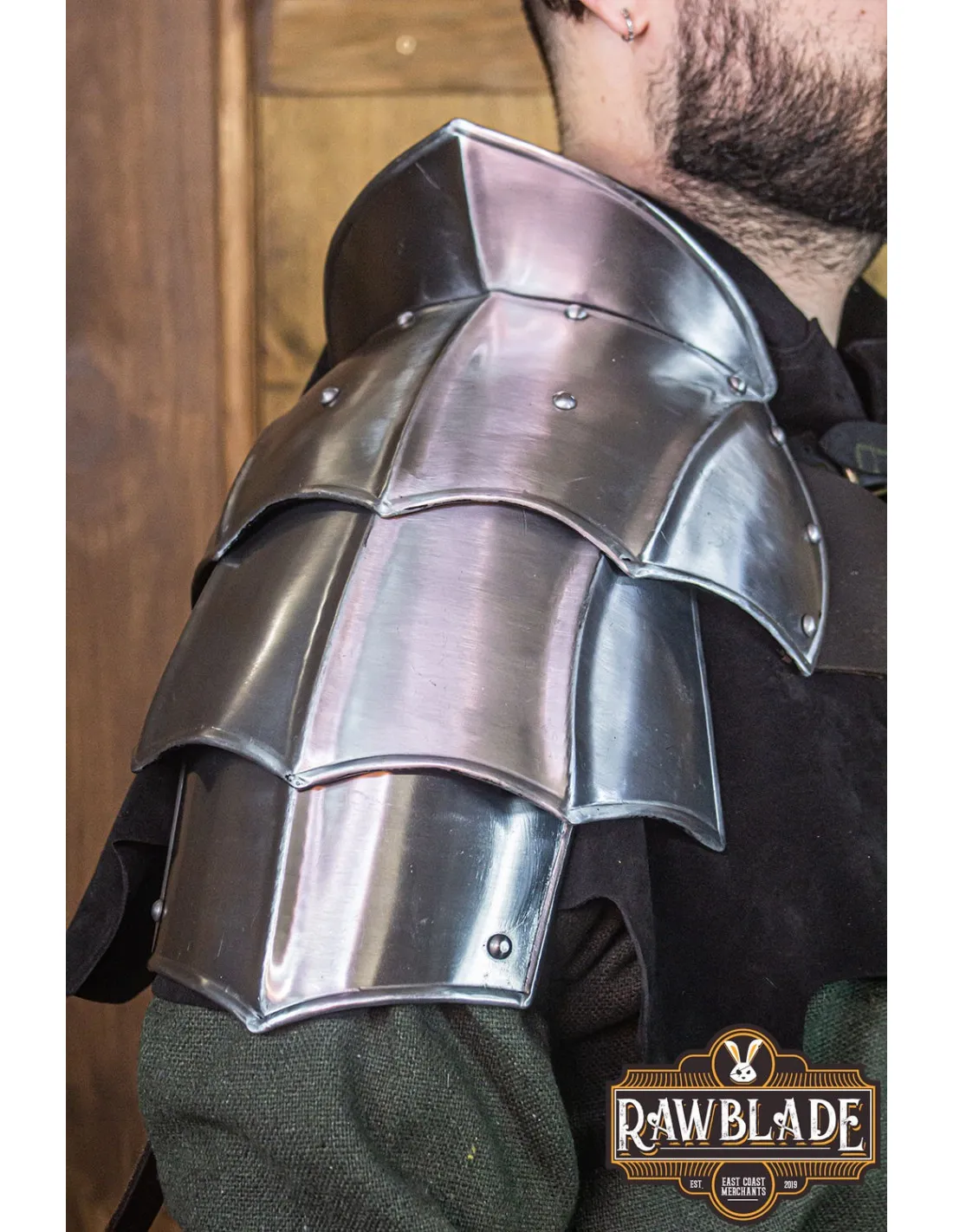 Épaulière de guerrier mordred, 1 unité ⚔️ Boutique Épées