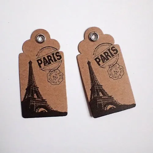Étiquettes tour eiffel de paris x 2